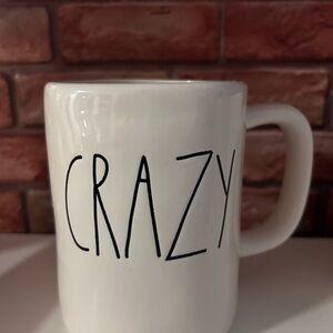 Rae Dunn White Mug - Crazy Design